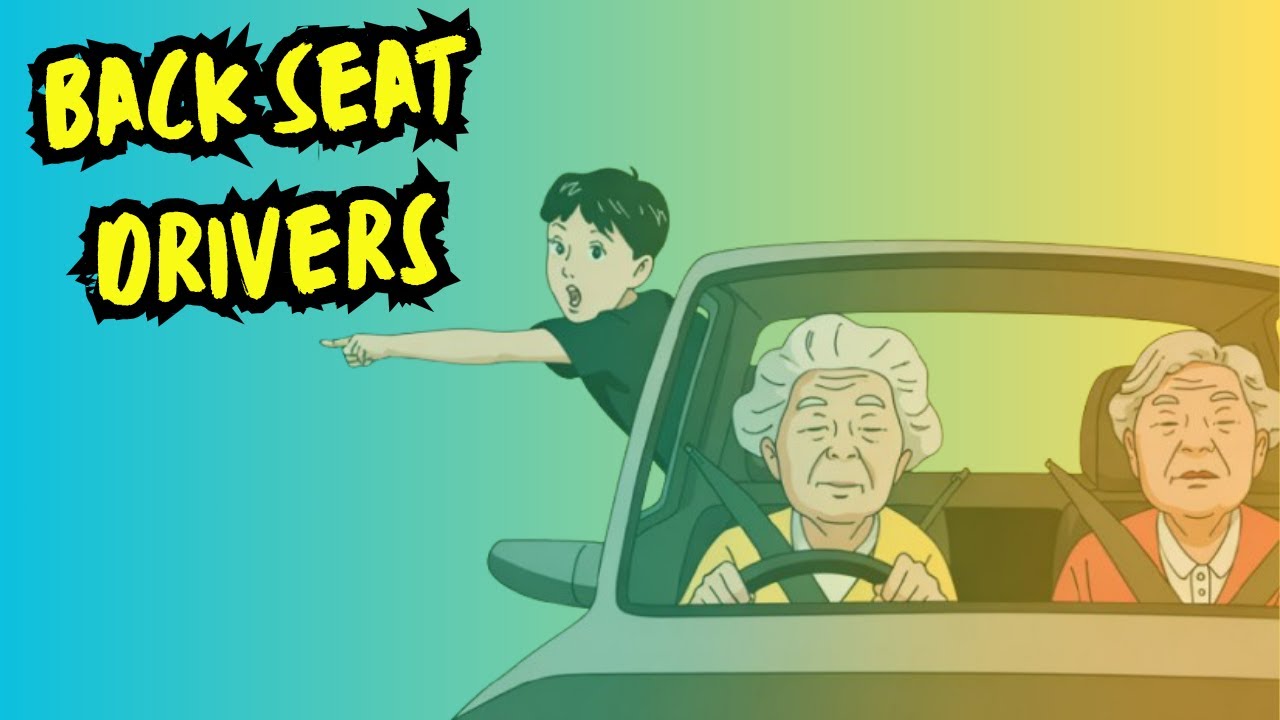 Backseat Driver - Two Crazy Asian Grandma (Funny Moments)