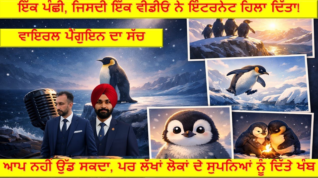 Samvaad Ep-5 I ਇੱਕ ਪੈਂਗੁਇਨ ਦੀ ਕਹਾਣੀ, ਜੋ ਸੋਚ ਬਦਲ ਦੇਵੇਗੀ I Motivational Story of Penguin I #penguin