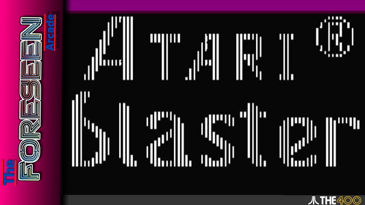 Atari Blaster - Atari 8-bit Gameplay