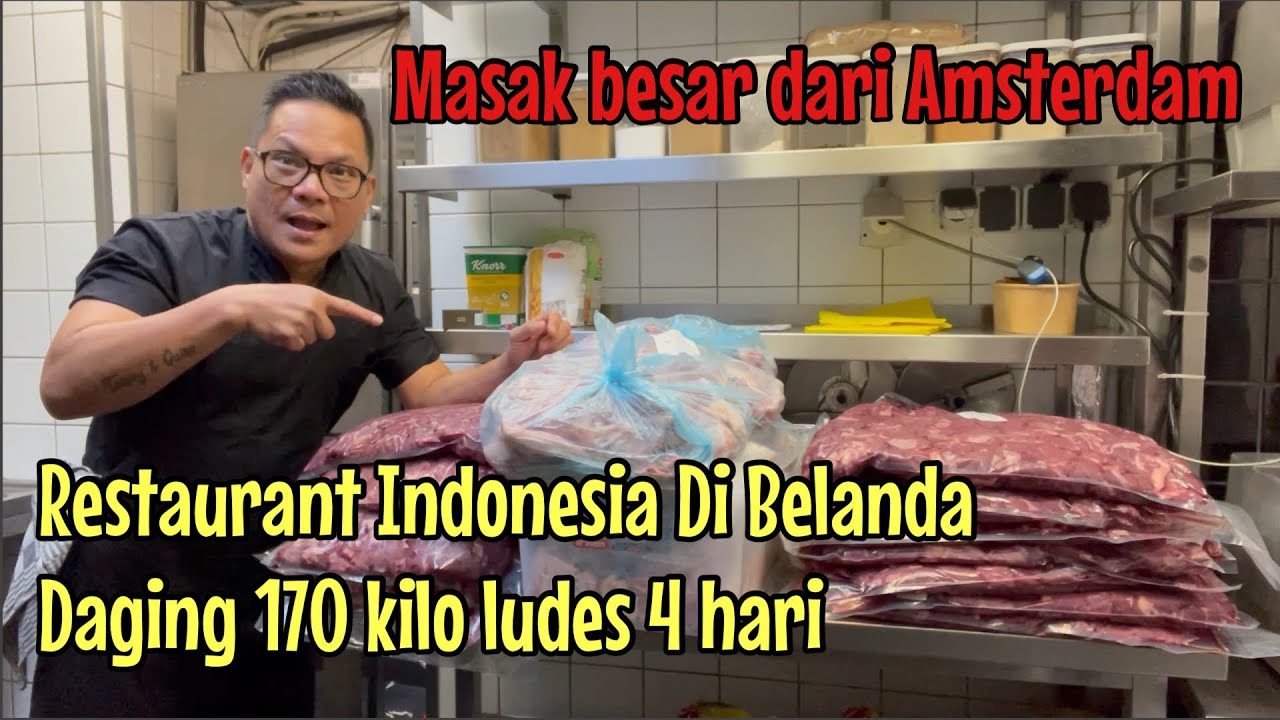 SETIAP HARI MASAK BESAR, 170 KILO DAGING UNTUK PERSIAPAN 4 HARI DAN BONUS RESEP AYAM GORENG MENTEGA