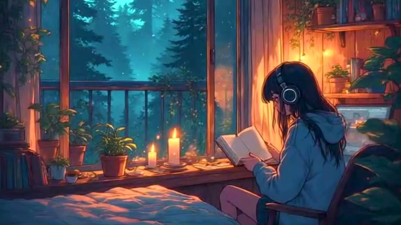 Studying in a Library - Chill Homework Jams