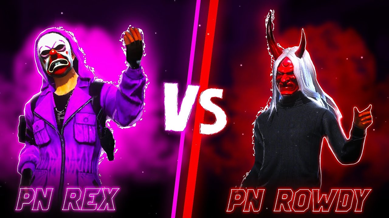 PN REX VS PN ROWDY || PC VS I PAD || 1 VS 1 CLASH BATTLE - GARENA FREE FIRE !!!