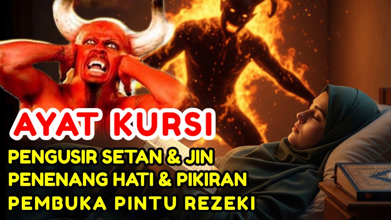 ayat kursi merdu pengantar tidur, ayat kursi pengusir setan dan jin