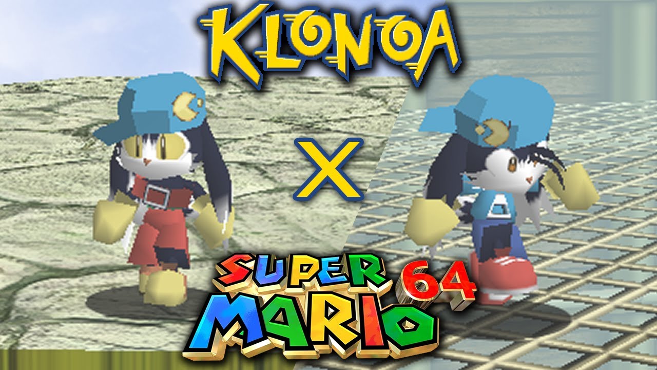 Klonoa in Super Mario 64 [Mod]