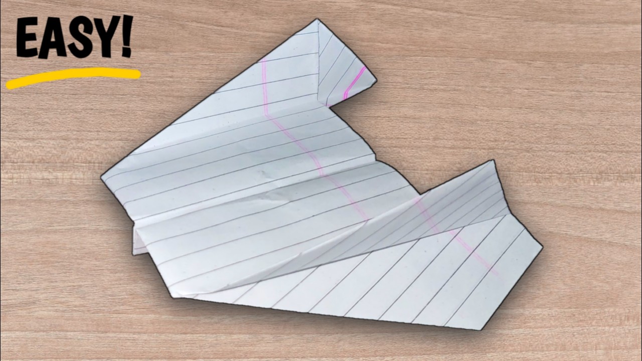 How to Make a Paper Boomerang in Just 5 Minutes!
