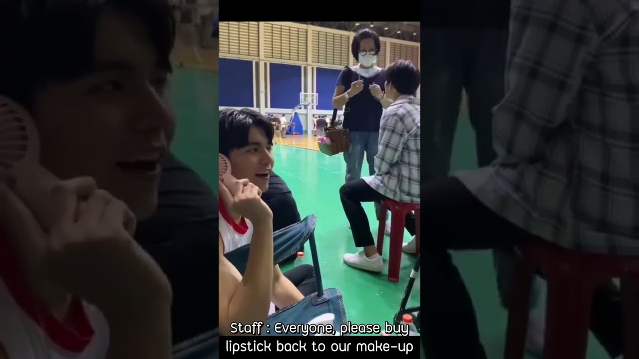 (Eng sub) Ja ate First's lips. // Behind the scene. #jafirst #dsntheseries
