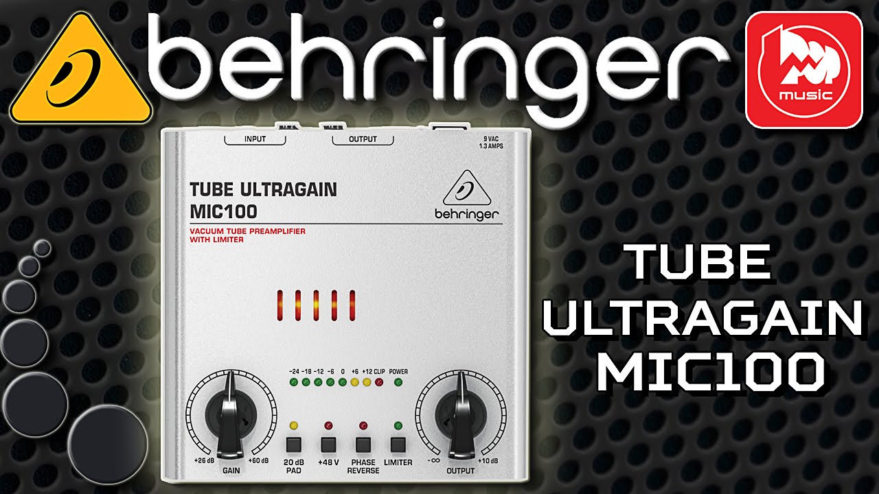 Предусилитель BEHRINGER MIC100 TUBE ULTRAGAIN