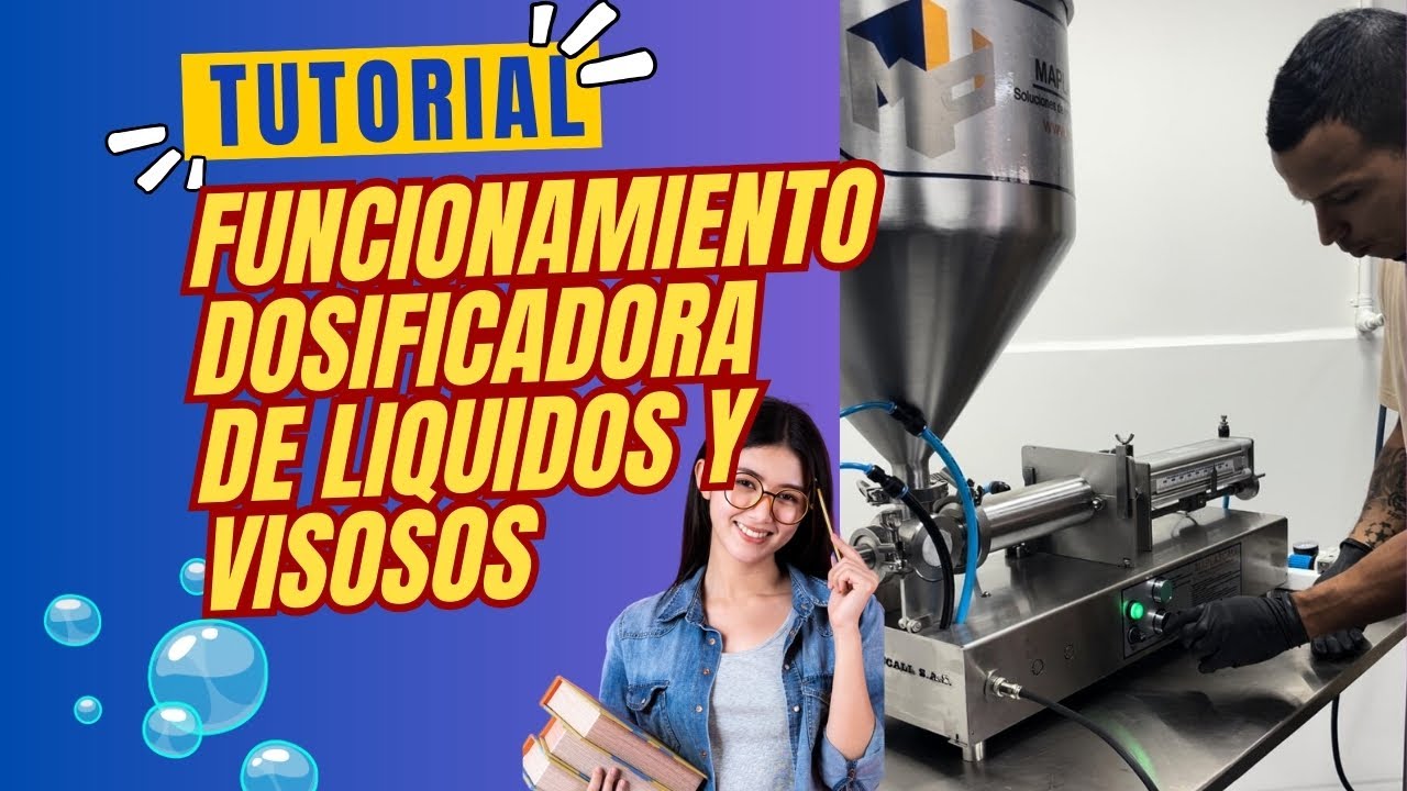 Tutorial y Manual de funcionamiento Dosificadora Neumatica de líquidos y viscosos