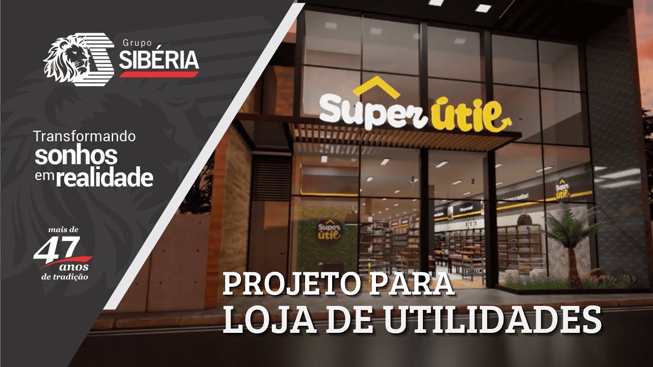 Projeto 3D - Loja de Utilidades Super Útil - Itaperuna - RJ