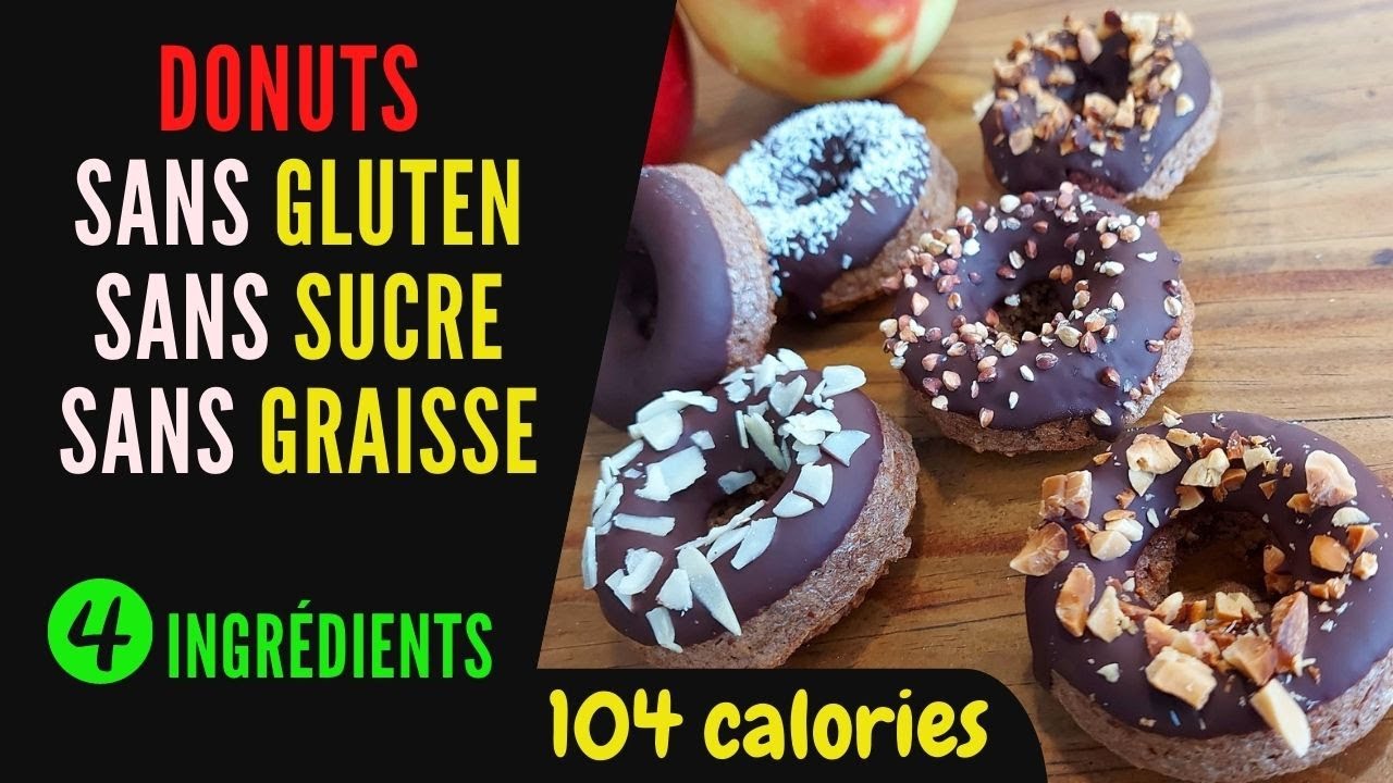 DONUTS HEALTHY - SANS GLUTEN - SANS SUCRE - LOW CALORIE