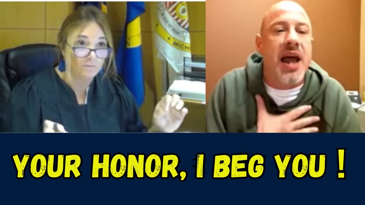 Judge DiSanto STUNNED! I AM BEGGING YOU Let Me Go Home!