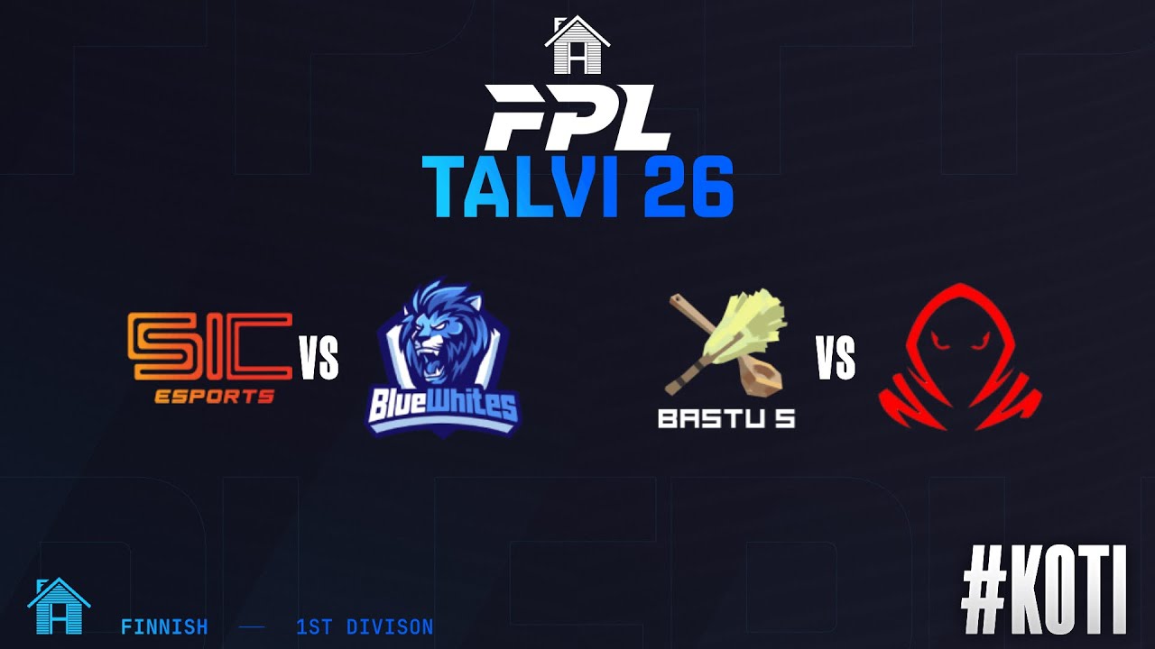 FPL TALVI 26 | VIIKKO 3 | FINALYSTI STUDIO | SIC vs BW | B5 vs TAGX