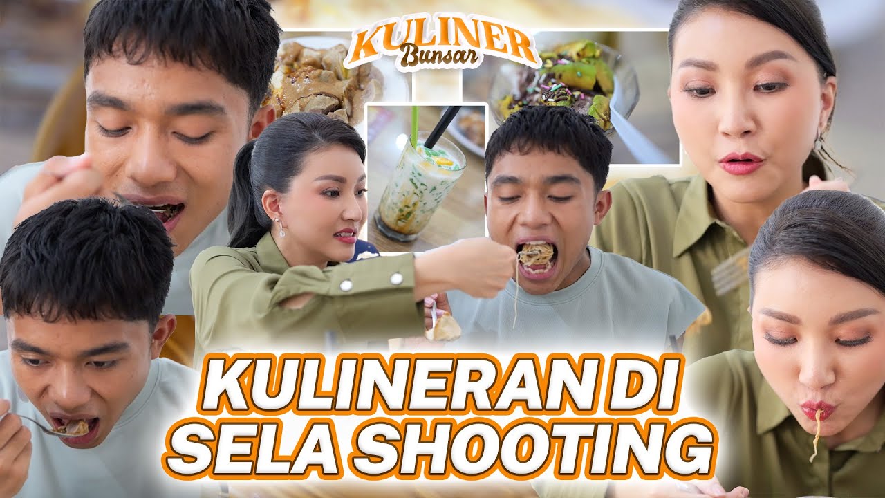 SARWENDAH ONYO MAKAN KETOPRAK SIOMAY DI TENGAH SHOOTING