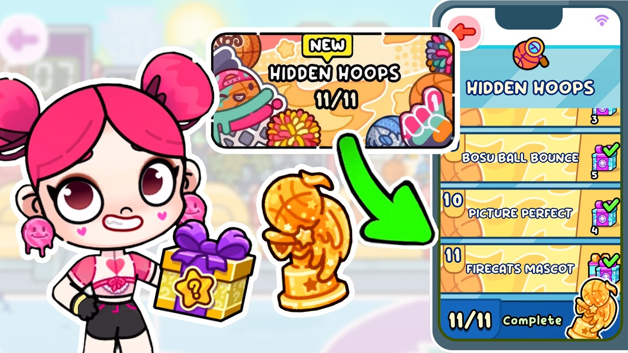 HIDDEN HOOPS 11/11 ✅️ ALL NEW SECRETS OF BASKETBALL IN AVATAR WORLD 🌎 UPDATE