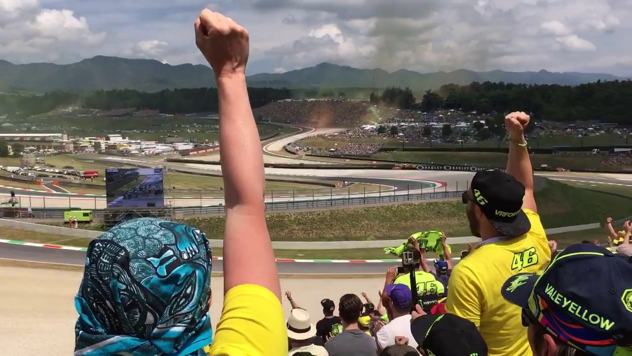 Race start in Mugello Circuit MotoGP 2017 Arrabbiata 58