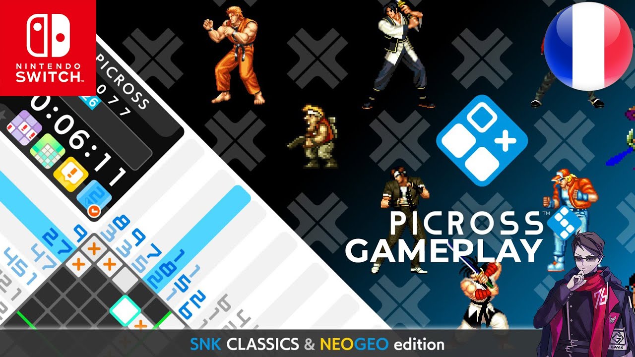 PICROSS S: SNK CLASSICS & NEOGEO EDITION – GAMEPLAY FRANÇAIS SANS COMMENTAIRES | NINTENDO SWITCH