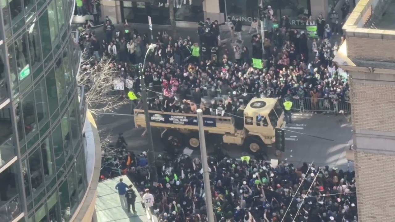 2026 Seahawks Superbowl LX Victory Parade, Wednesday, February 11, 2026