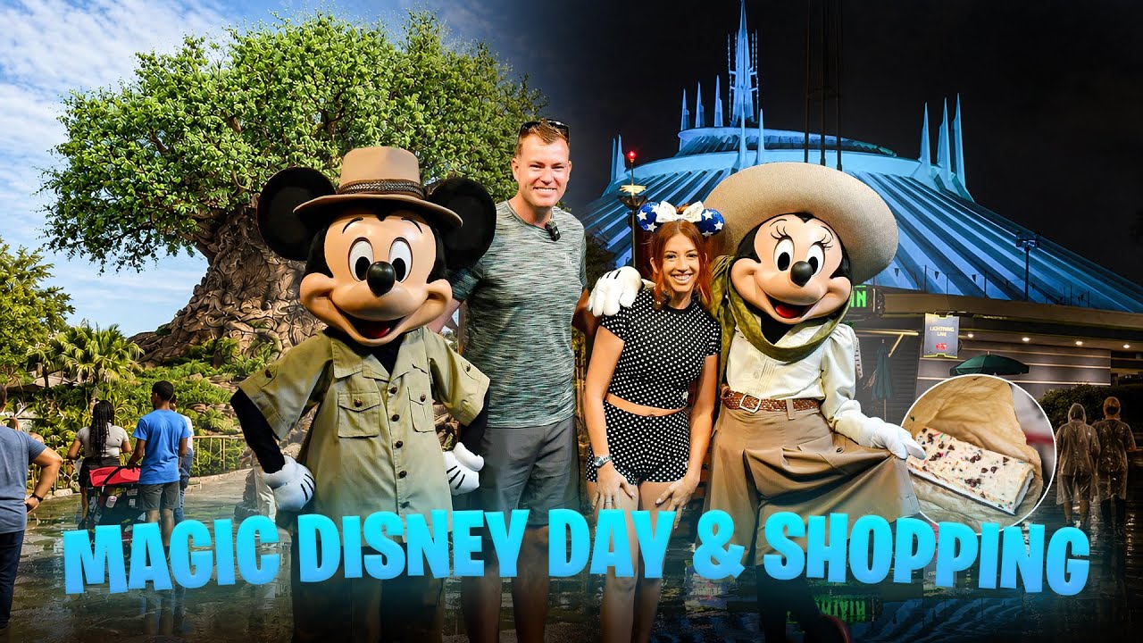 DISNEY WORLD DAY 1 🇺🇸 We Did SO MUCH! 2 Parks, Outlet Bargains & A Rainy Magic Kingdom!