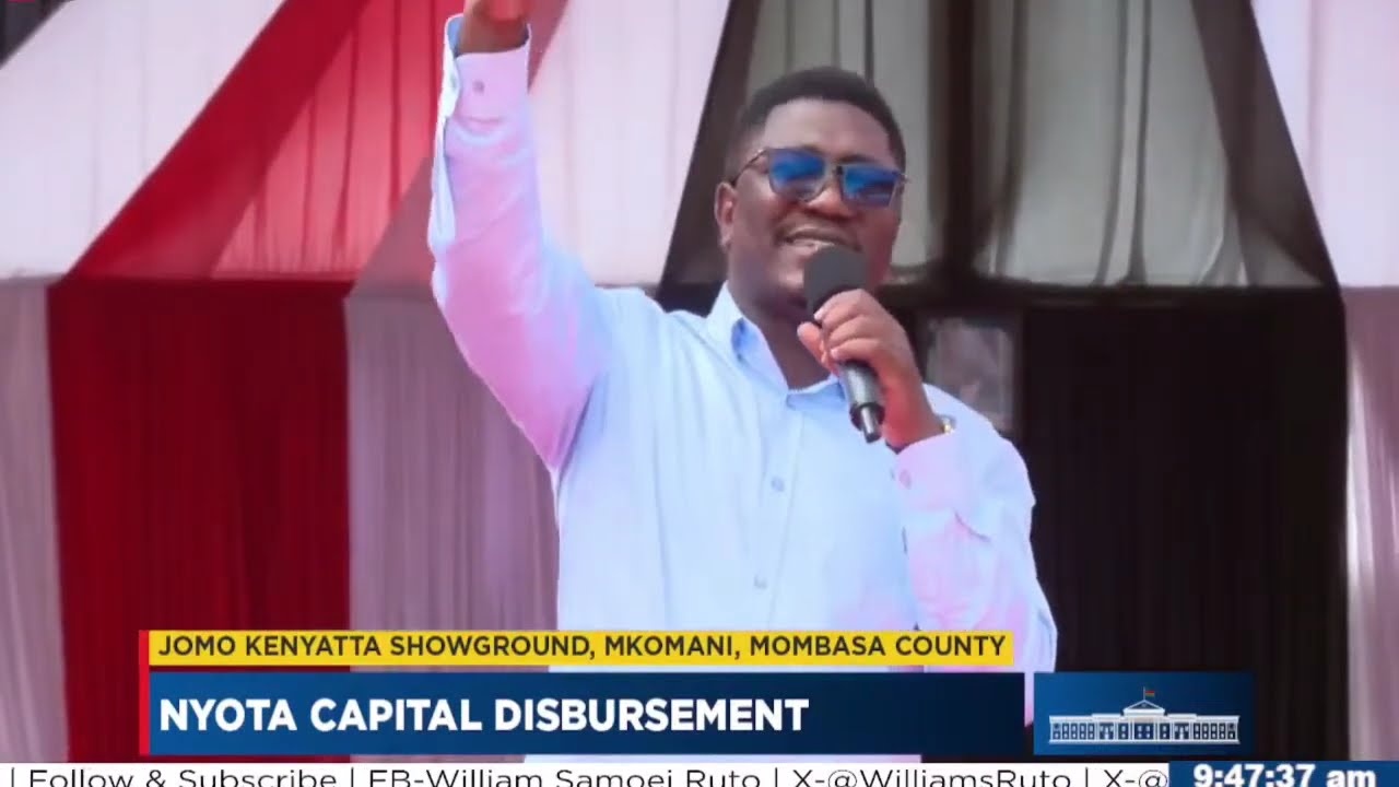 Nyota Fund!!PS Speaks to Beneficiaries in Mombasa County!!!