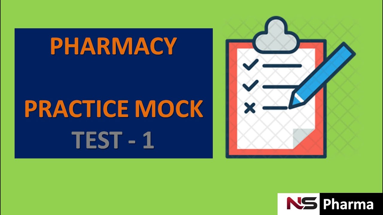 PHARMACY | PRACTICE MOCK | TEST- 1 IN 2020 ( FAST !) 10 QUESTIONS WITHIN 10 MINUTES WITH EXPLANATION