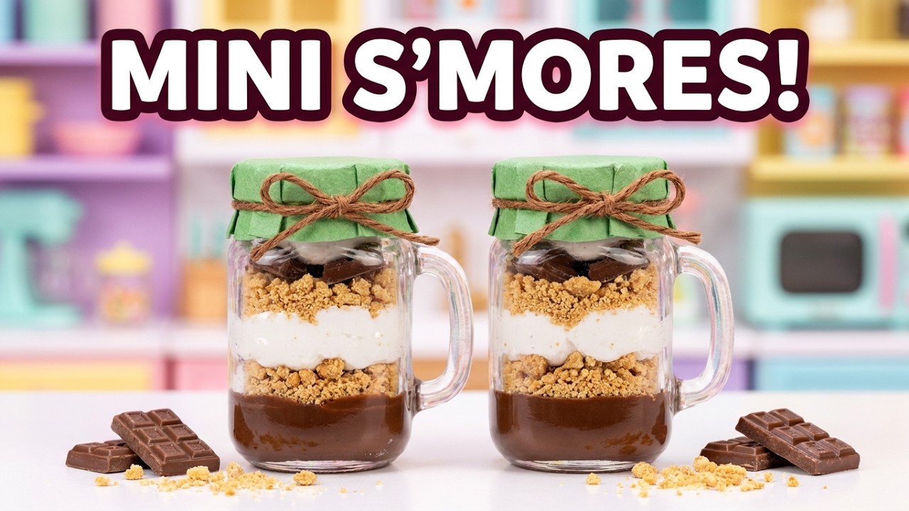 Mini Verse S’mores Night Treats #MiniVerse #MakeItMini #SmoreLove #MiniFood #MiniverseMakeItMini