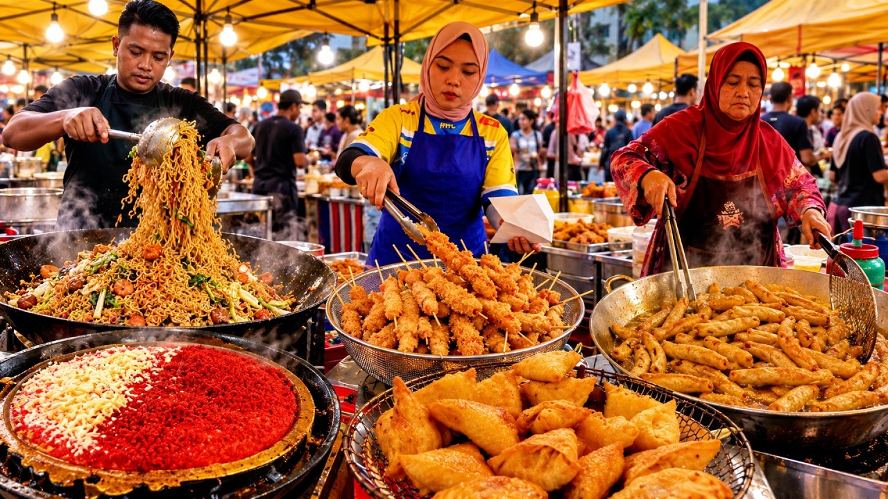 BEST NIGHT MARKET FOOD IN KUALA LUMPUR | Pasar Malam Pantai Dalam