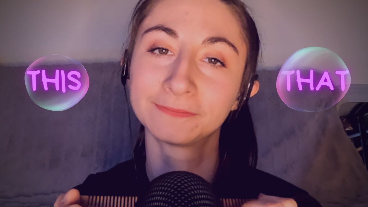 ASMR  / This or That mais les Yeux Fermés (BINAURAL)😴