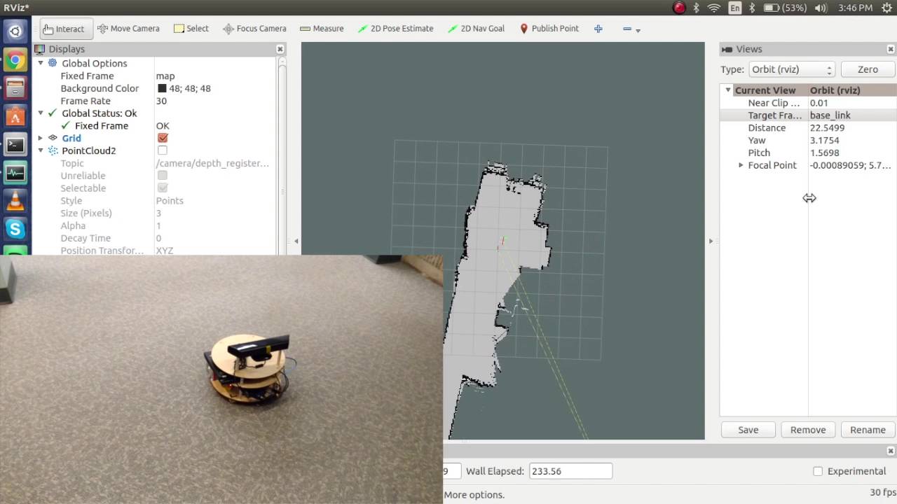 ROS Mobile Robot Mapping
