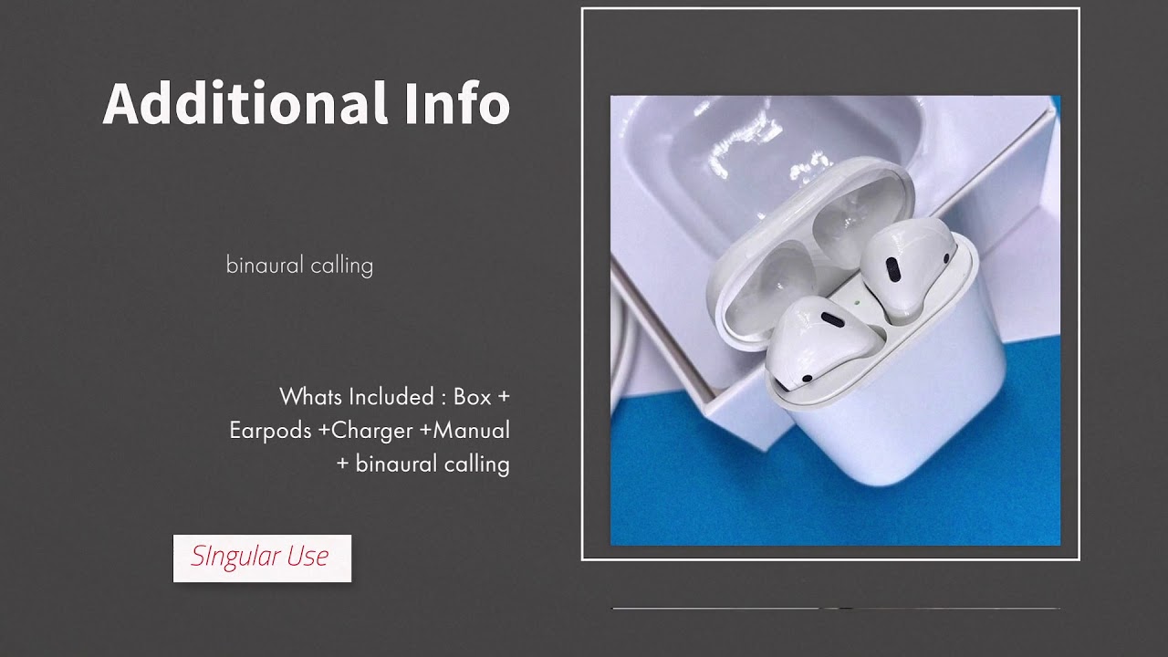 Wireless Earpods I30 TWS I60 TWS I7S