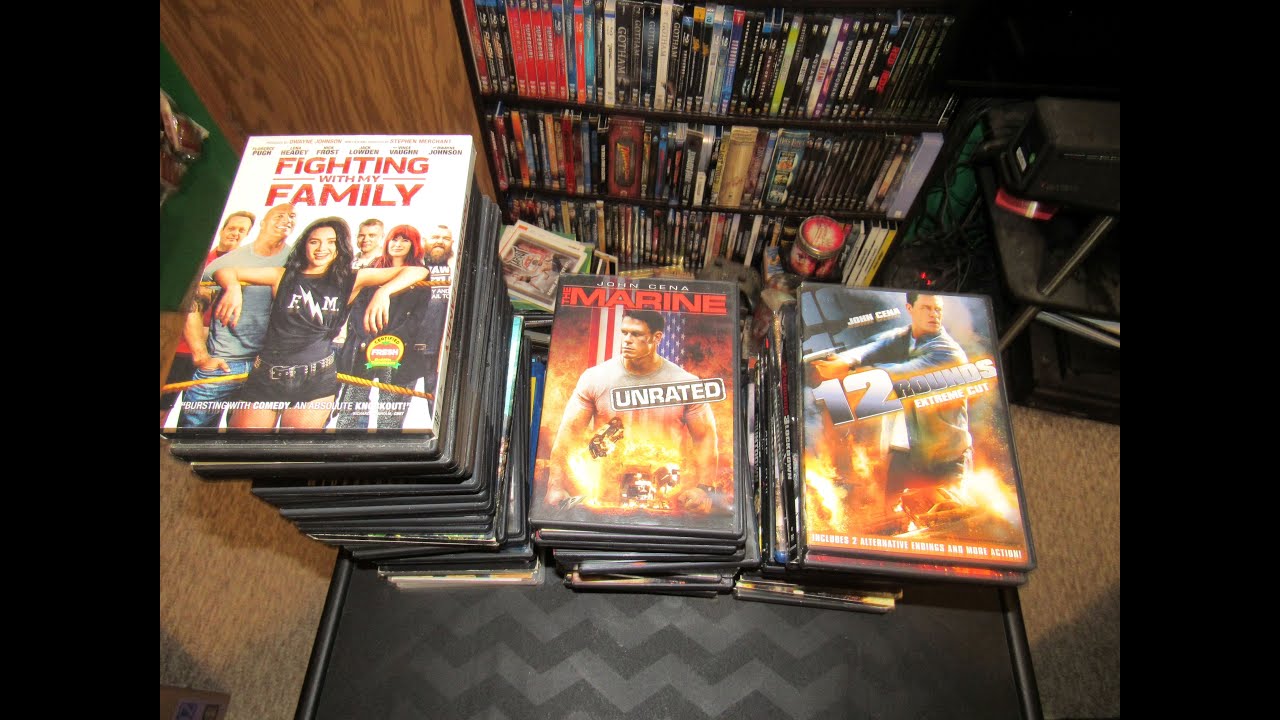 my movies with wwe wrestlers dvd collection