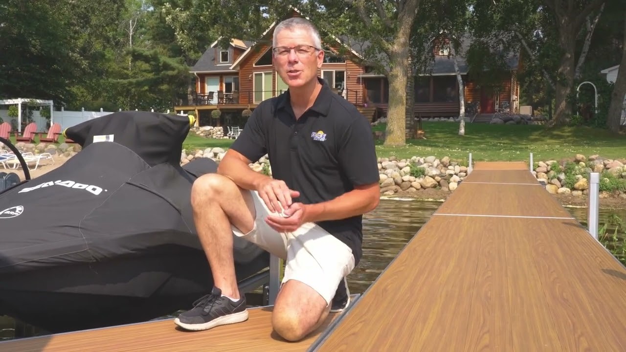 FLOE Aluminum Roll-In Dock | Quick-Attach System