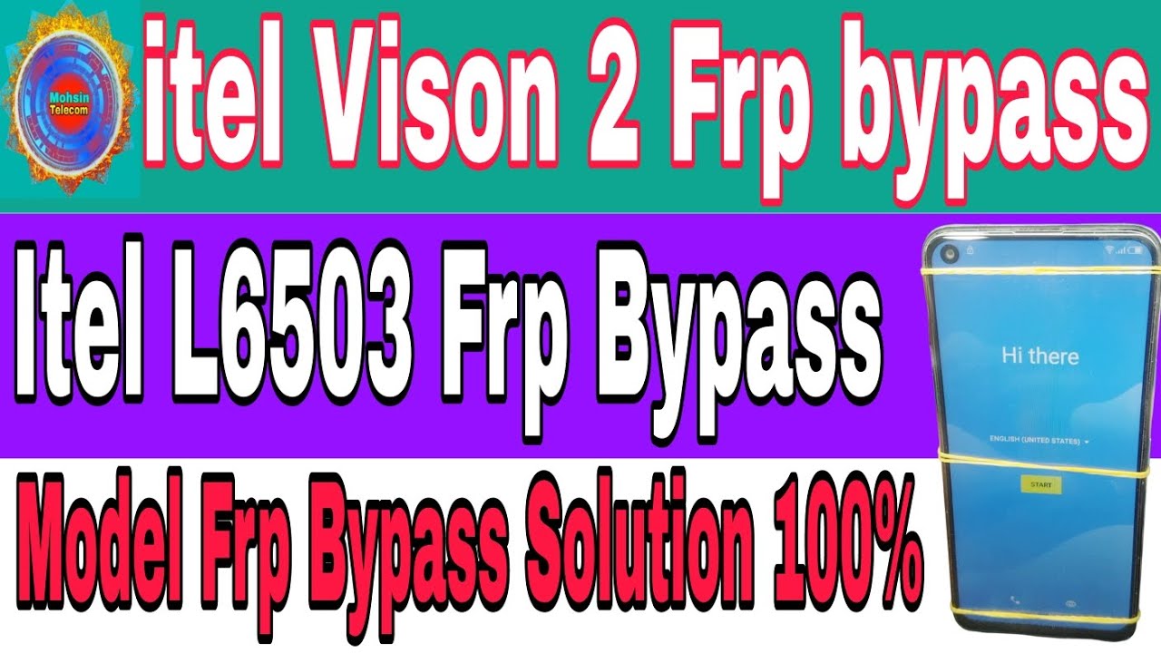Itel Vision 2 FRP Bypass | Itel L6503Google Account Bypass (Without Pc ) No APK Install | 100% OK