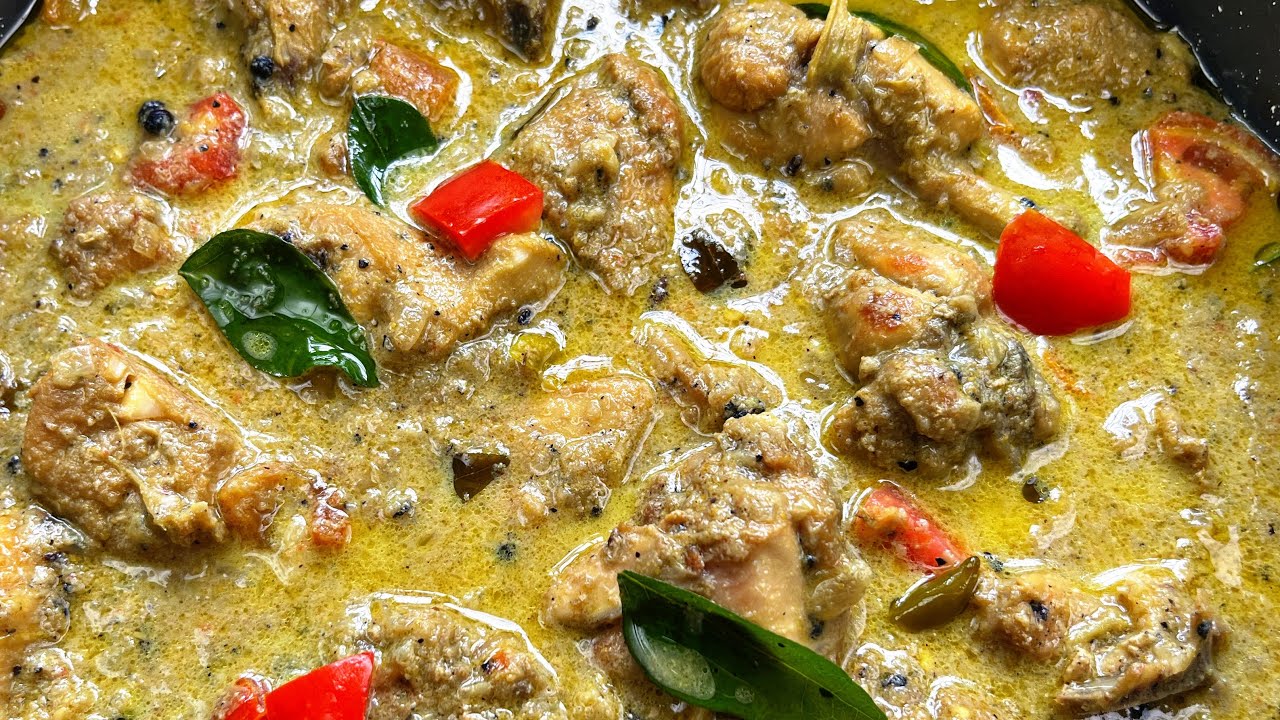 Pepper Chicken Curry in Coconut Milk | Creamy & Spicy Chicken Recipe Christmas Chicken Recipe