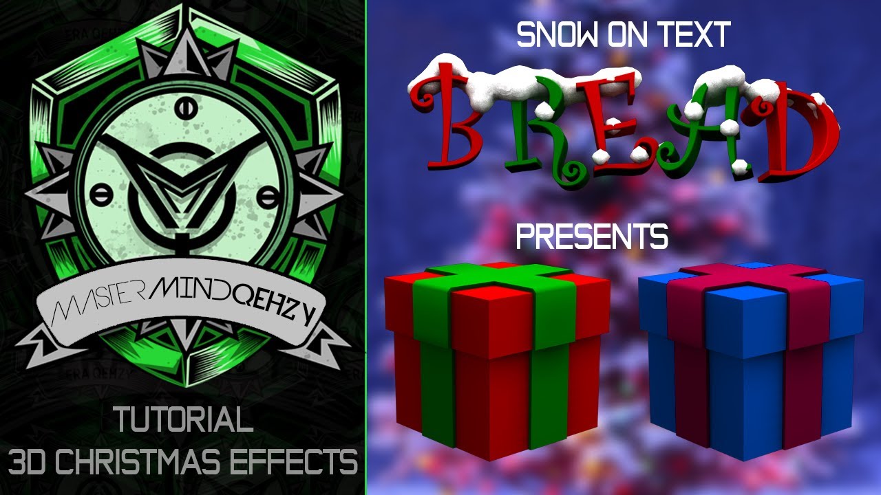 Tutorial: C4D Christmas Effects by Qehzy