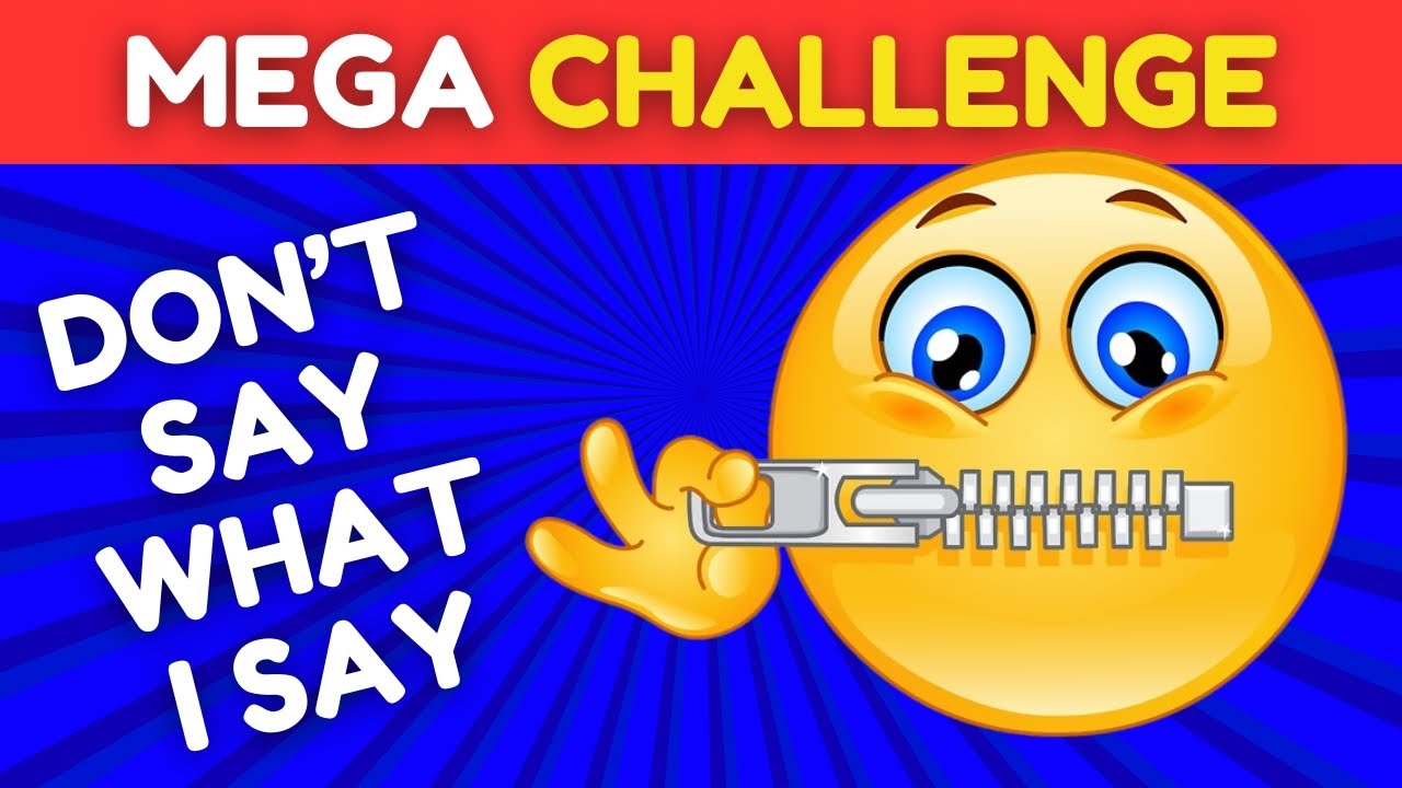Avoid Saying The Same Thing As Me 🤔 MEGA CHALLENGE 🔥🚩