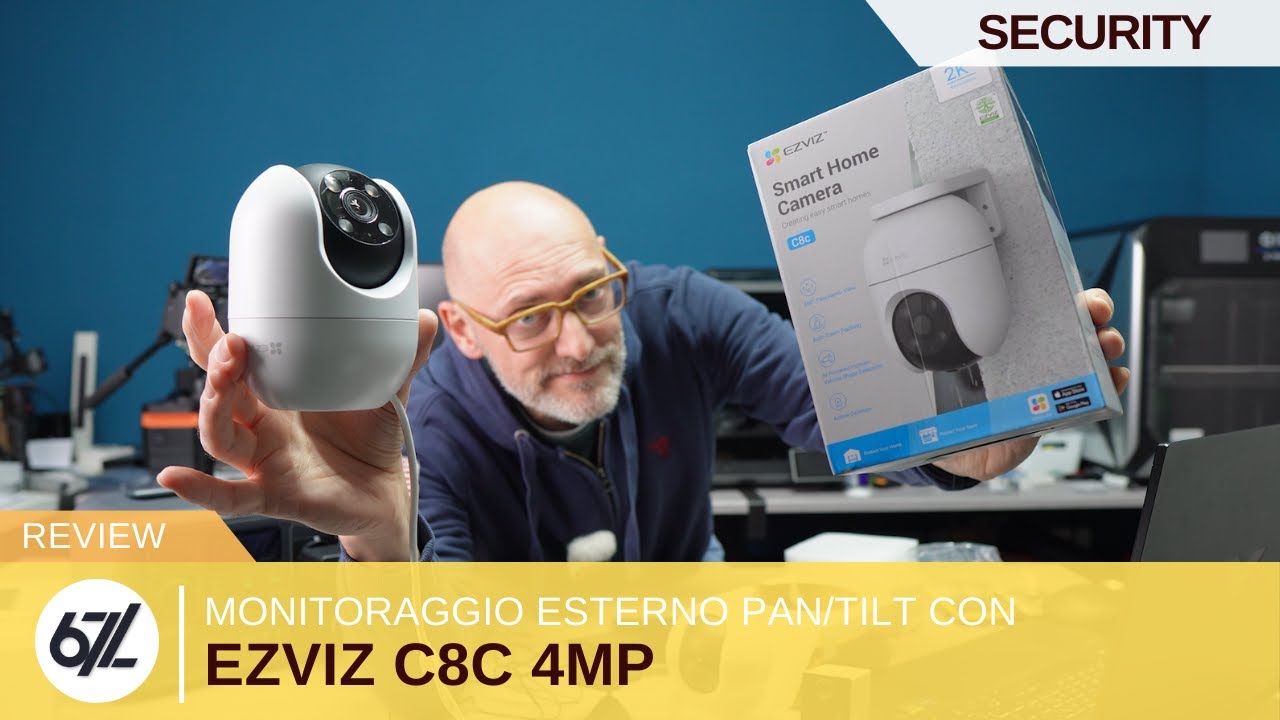 EZVIZ C8C, telecamera pan/tilt MOTORIZZATA per il vostro giardino