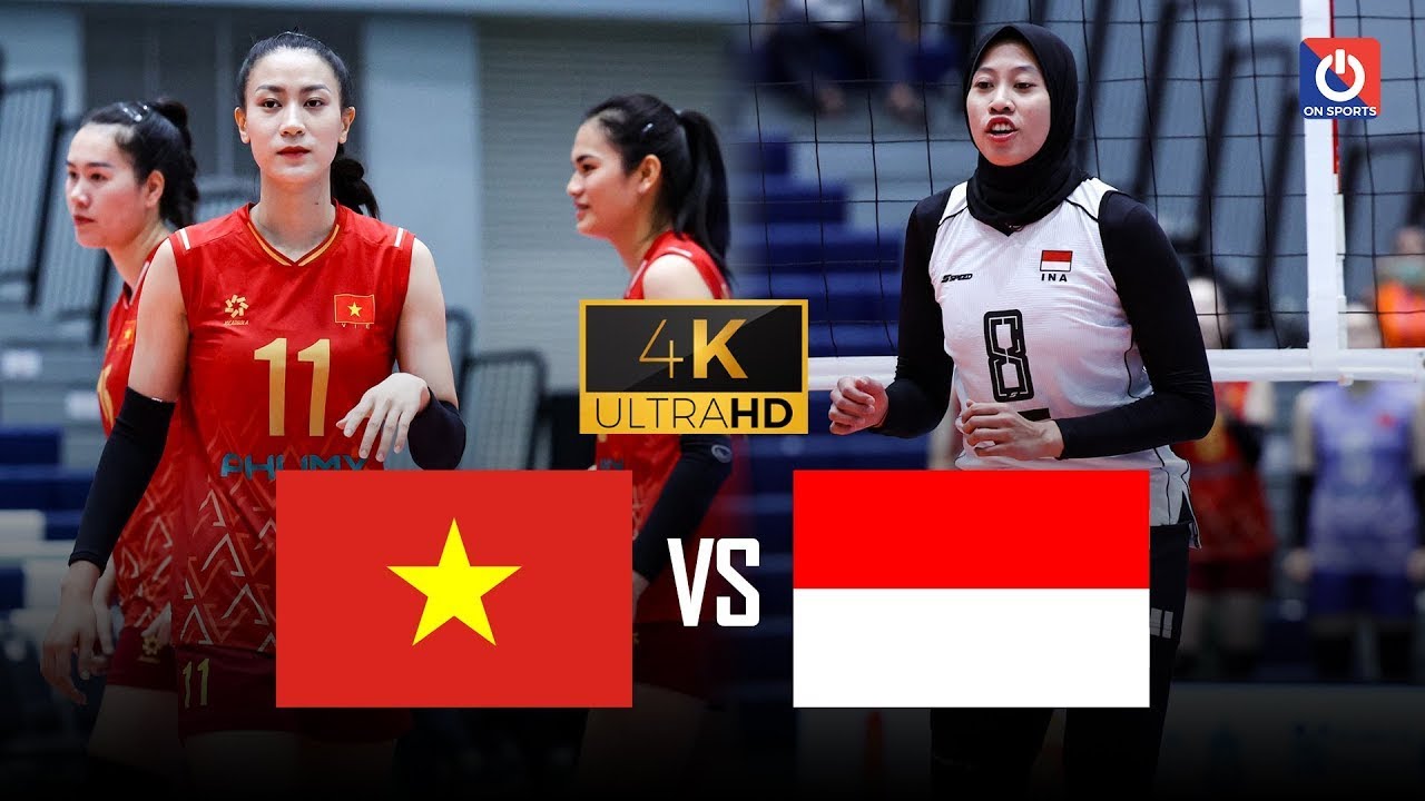 🔥Full 4K | VIỆT NAM vs INDONESIA | Megawati khóc thét trước bộ đôi Kiều Trinh - Như Quỳnh