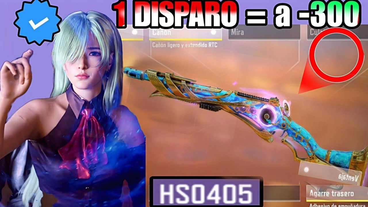 LA -300 🤩MEJOR CLASE DE HS0405 EN COD MOBILE BR MEJORES ACCESORIOS