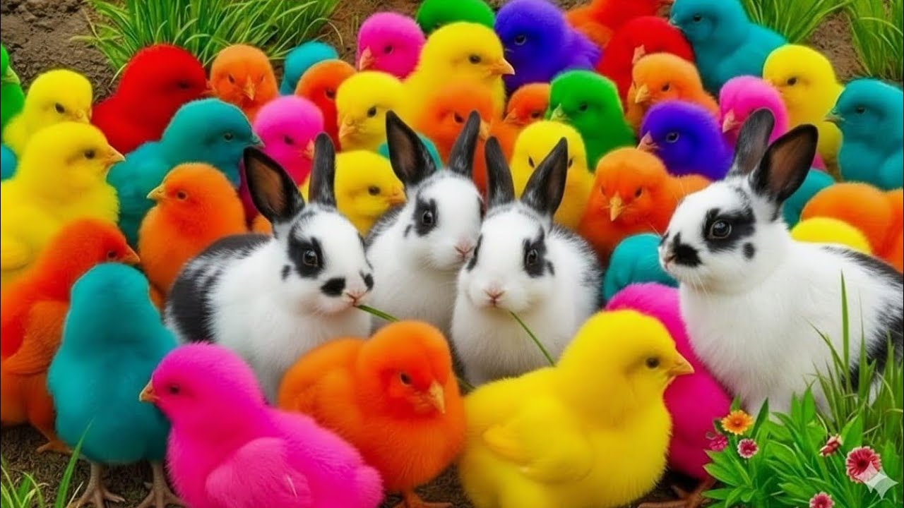 Tangkap Ayam Lucu, Ayam Warna Warni, Ayam Rainbow Gokil, Kelinci, Kucing Lucu, Bebek, Hewan Lucu