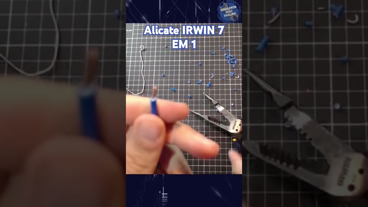 decapando com o Alicate de eletricista da Irwin #diy #ferramentas #lan&ccedil;amento