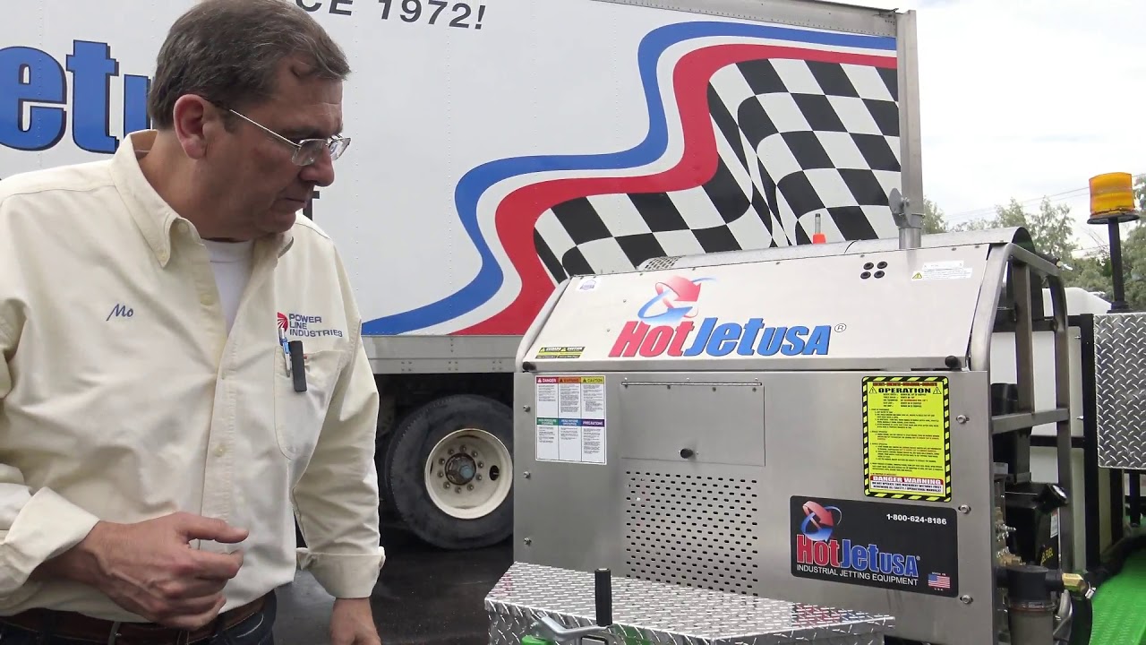 HotJet 2 Fuel Injected Trailer Sewer Jetter