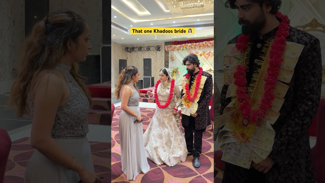 That one khadoos bride 👰🏻&zwj;♀️😅 #shorts #ytshorts #sejalgabashorts #marriage