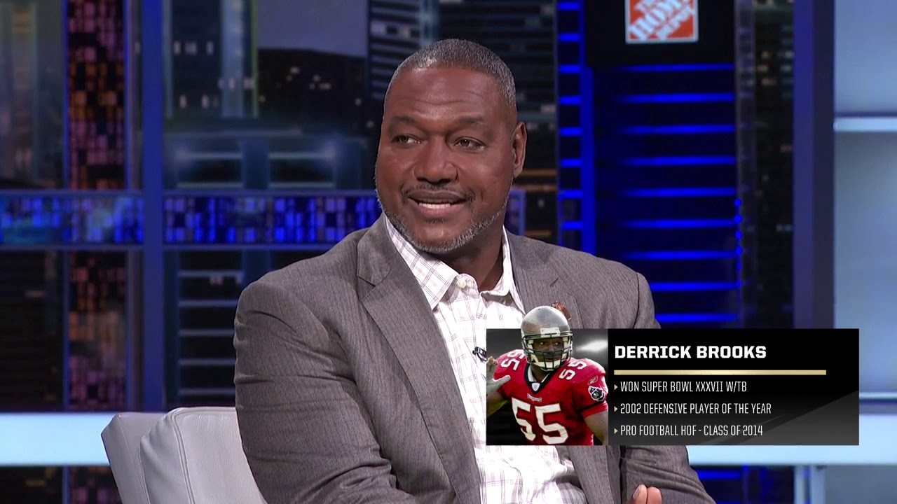 Derrick Brooks reacts to making All-Time Team