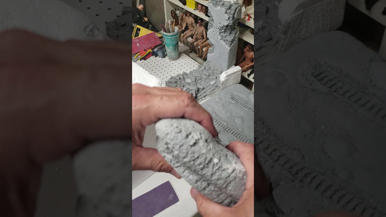 Styrofoam diorama 101. Types of foam