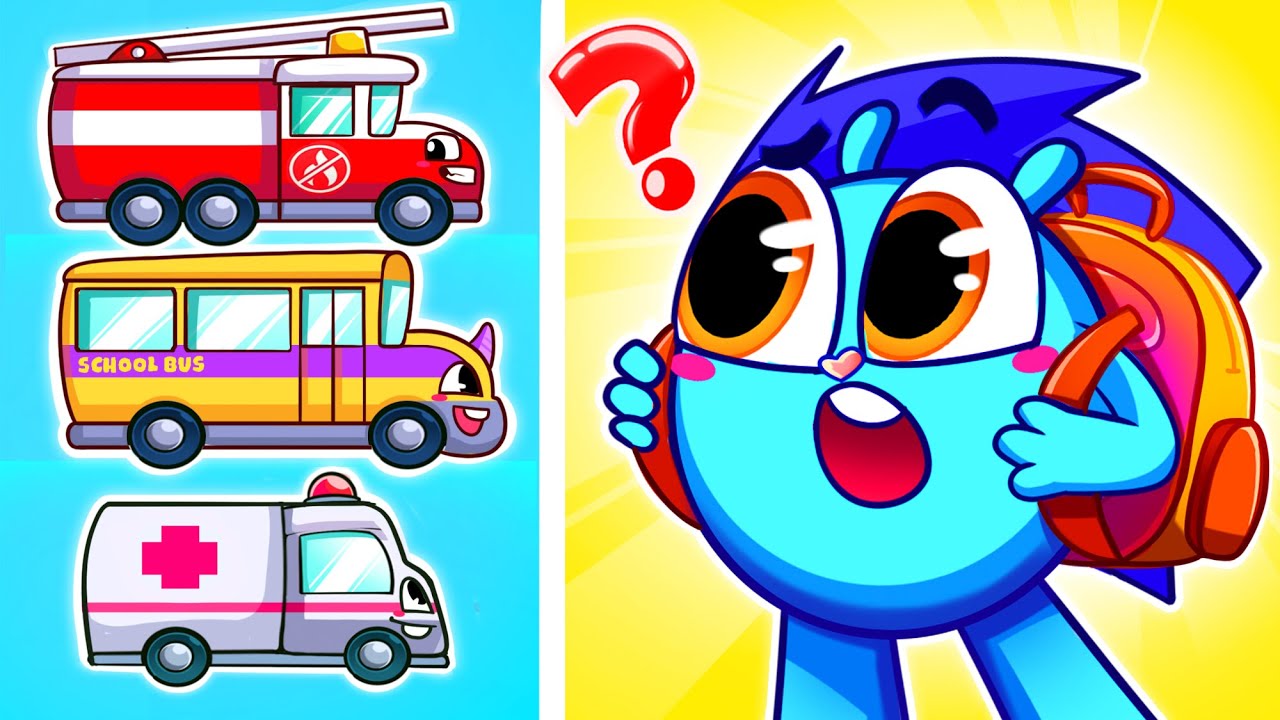 Funny School Bus Day Song 🚌| Wheels on the Bus + More Best Kids Songs by Baby Cars