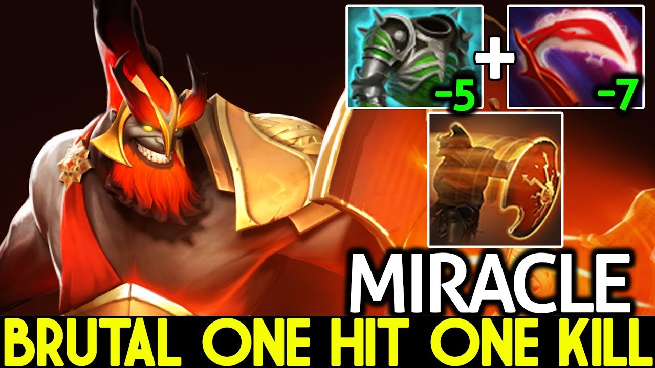 Miracle- [Mars] Imba Armor Reduction One Hit One Kill WTF Plays 7.22 Dota 2
