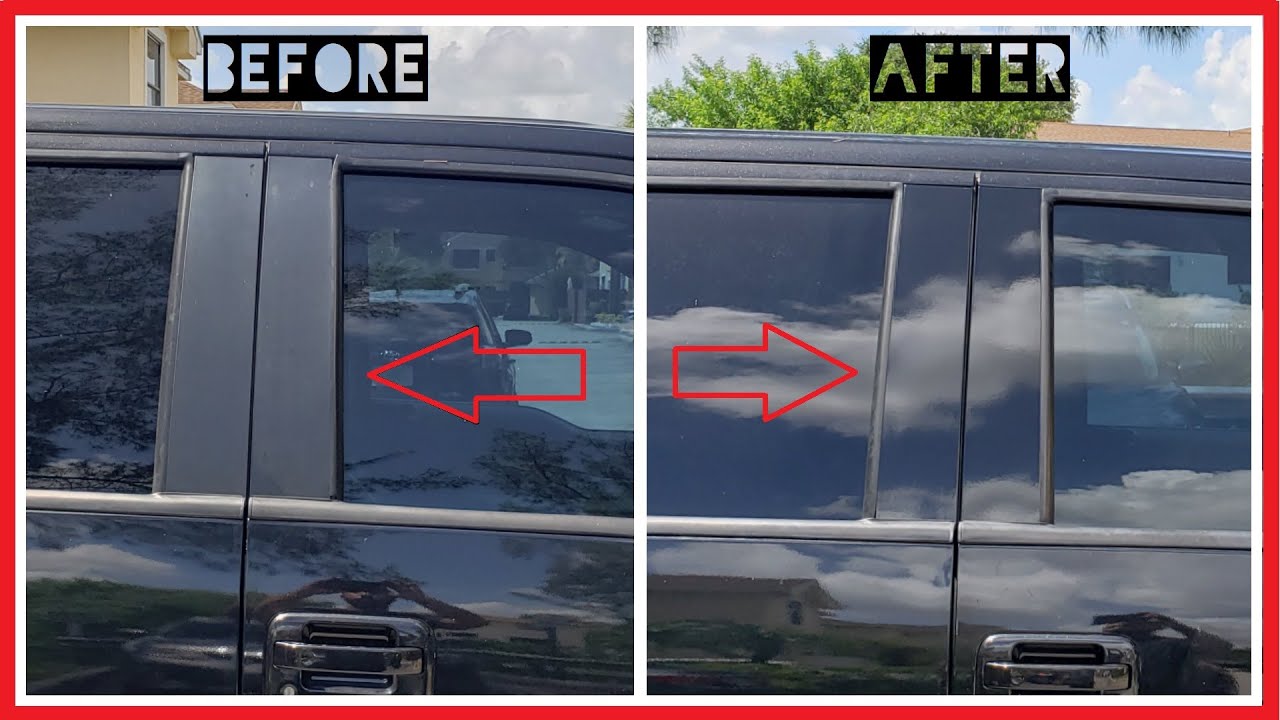 How I Vinyl Wrap my F150 B Pillars