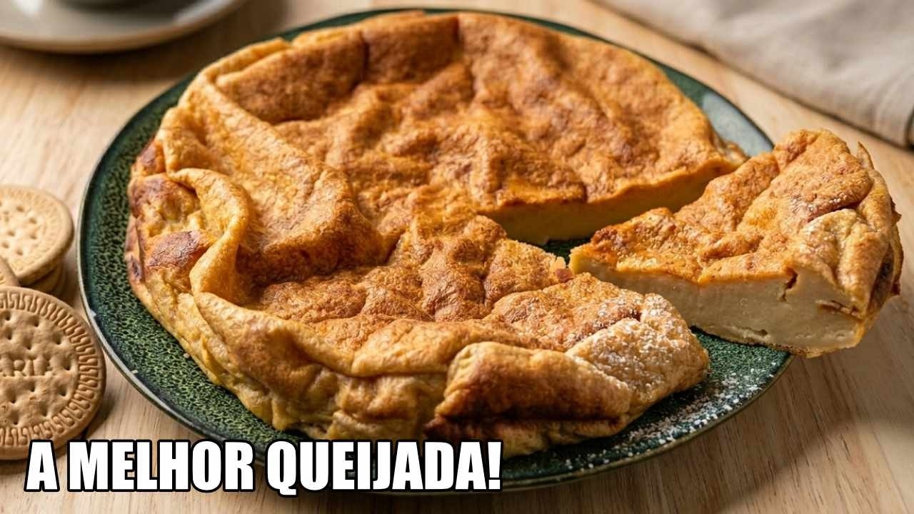 Como Fazer Queijada de Bolacha Maria - Receita Simples e Rápida!