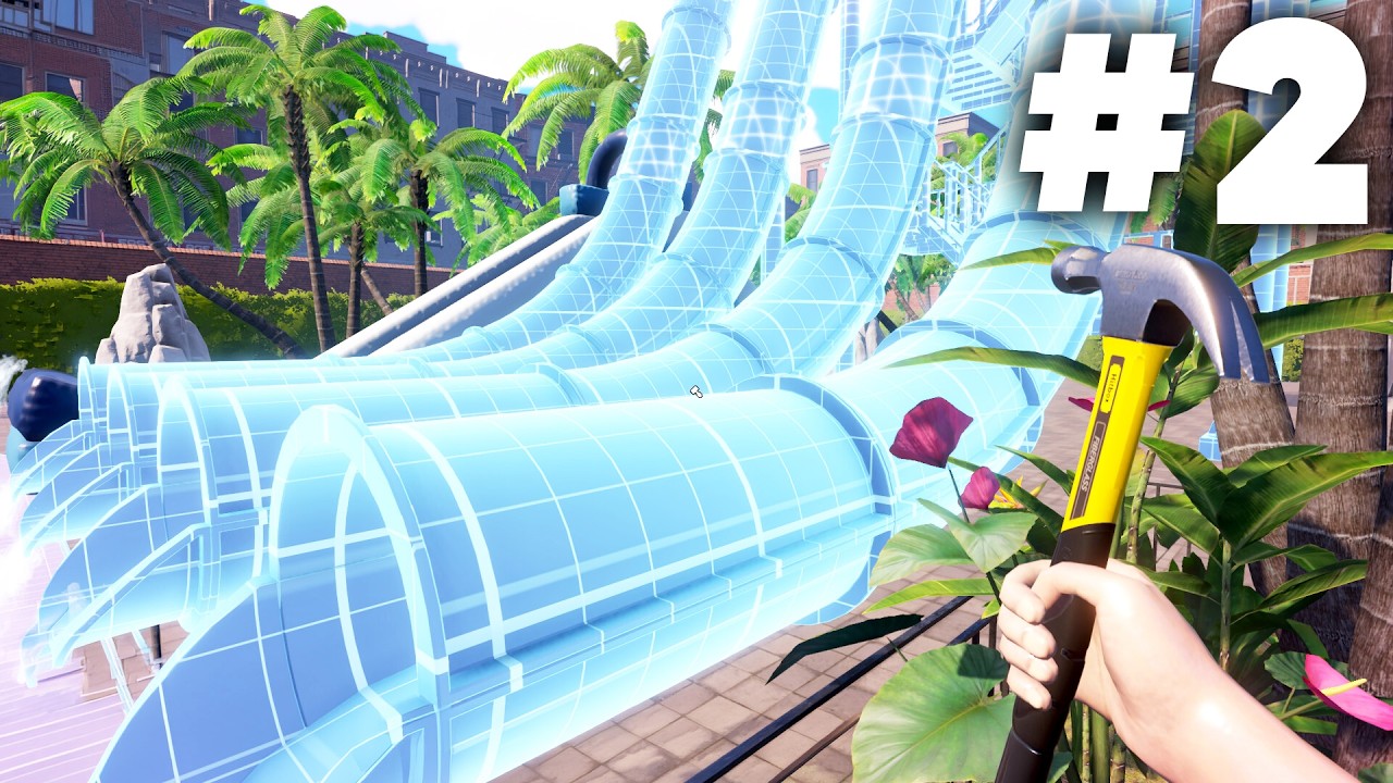 Waterpark Simulator 1.0 &mdash; Прохождение, часть 2: КРУПНЫЕ УЛУЧШЕНИЯ