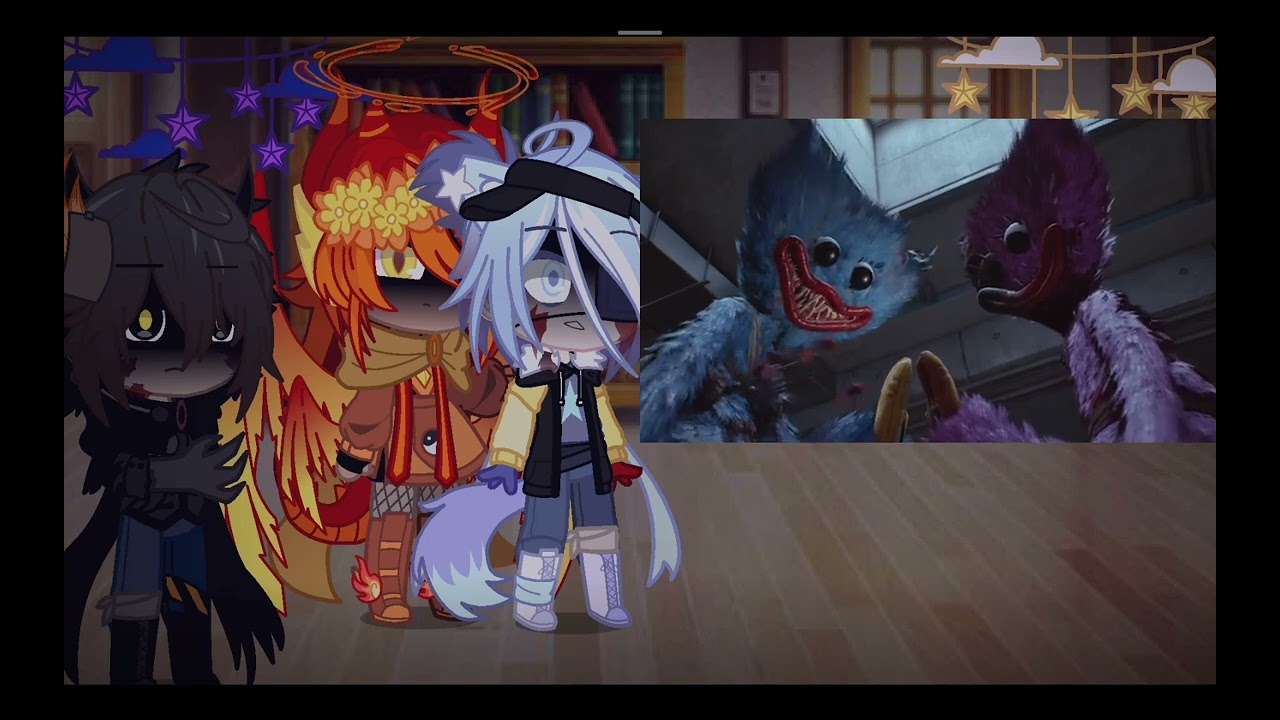 Poppy Playtime Player Light Star And The Prototype React To Chapter 5 Huggy And Kissy Death